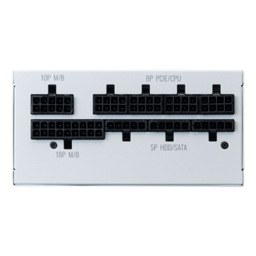 V850 White Edition, 80 PLUS Gold 850W, Fully Modular, SFX Power Supply