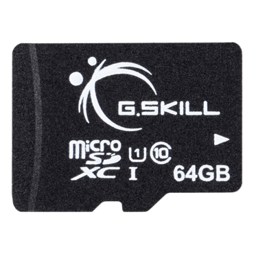 64GB, FF-TSDXC64GC-U1, UHS-1 / Class 10, microSDHC, Memory Card w/ USB Adapter