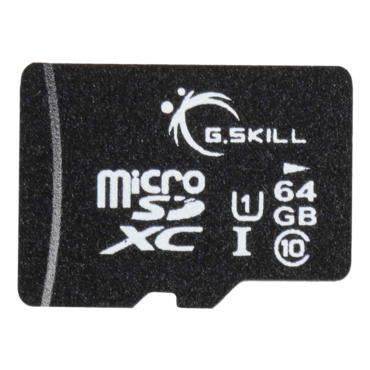 64GB, FF-TSDXC64GA-U1, UHS-1 / Class 10, microSDXC, Memory Card w/ SD Card Adapter