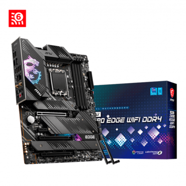 MPG Z690 EDGE WIFI DDR4, Intel® Z690 Chipset, LGA 1700, Type-C 2x2, ATX Motherboard