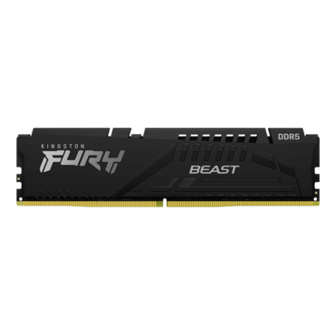 16GB FURY Beast DDR5 5200MHz, CL40, Black, DIMM Memory