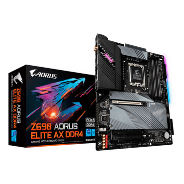 Z690 AORUS ELITE AX DDR4, Intel® Z690 Chipset, LGA 1700, DP, ATX Motherboard