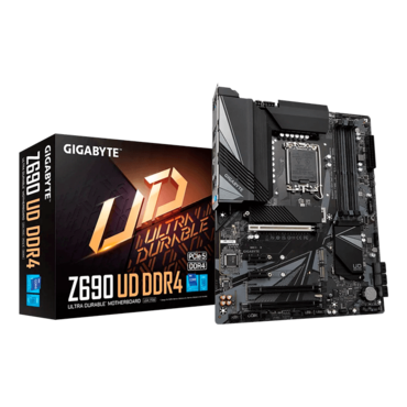 Z690 UD DDR4, Intel® Z690 Chipset, LGA 1700, DP, ATX Motherboard