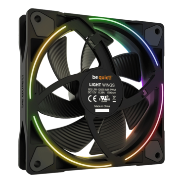 Light Wings 120mm, 1700 RPM, 41.51 CFM, 20.6 dBA, Cooling Fan