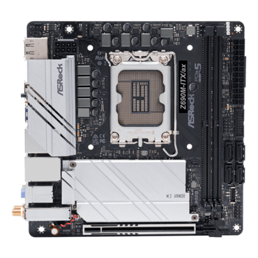 Z690M-ITX/ax, Intel® Z690 Chipset, LGA 1700, DP, Mini-ITX Motherboard