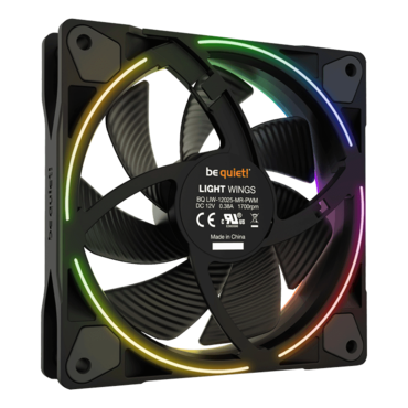 Light Wings 3 x 120mm, w/ ARGB Hub, ARGB LEDs, 1700 RPM, 41.51 CFM, 20.6 dBA, Cooling Fans