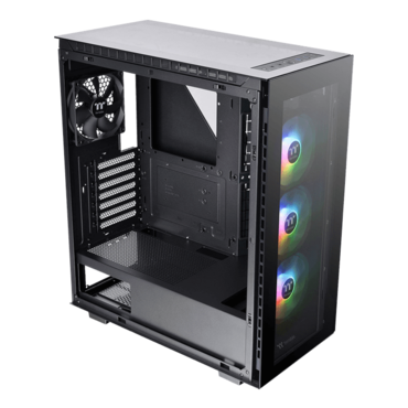 Divider 500 TG ARGB, Tempered Glass, No PSU, ATX, Black, Mid Tower Case