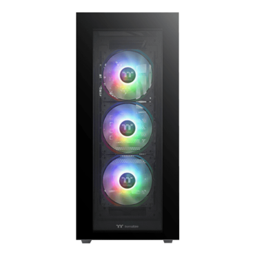 Divider 500 TG ARGB, Tempered Glass, No PSU, ATX, Black, Mid Tower Case