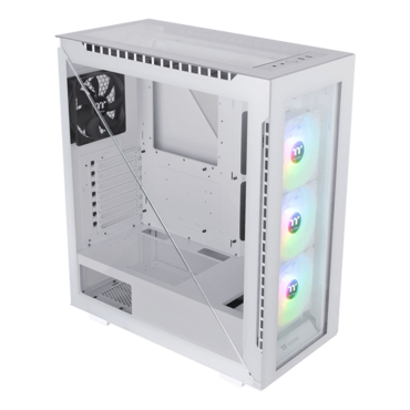 Divider 500 TG Snow ARGB, Tempered Glass, No PSU, ATX, White, Mid Tower Case