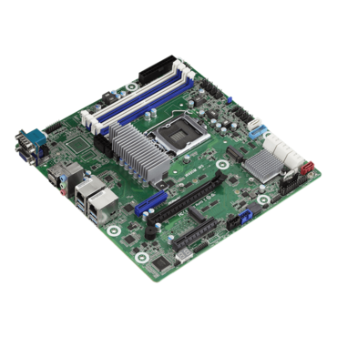 W480M WS, Intel® W480, LGA 1200, DDR4-3200 128GB ECC UDIMM / 4, SATA DOM, Display Port, M.2 / 2, USB 3.2 / 4, GbLAN / 2, microATX Retail