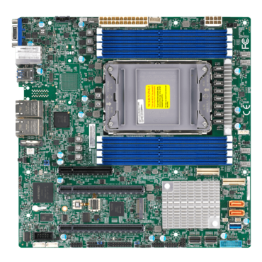 X12SPM-LN4F, Intel® C621A Chipset, LGA 4189, 4x 1GbLAN, microATX Motherboard