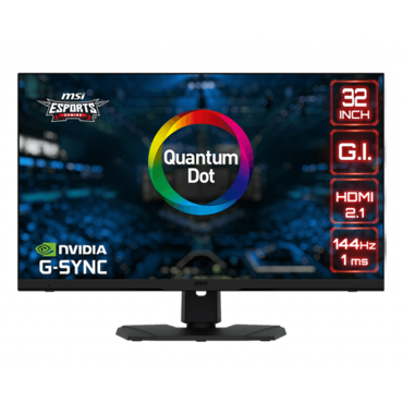 Optix MPG321UR-QD, DisplayHDR™ 600, 32&quot; Rapid IPS, 3840 x 2160 (4K UHD), 1 ms, 144Hz, G-SYNC® Compatible Gaming Monitor