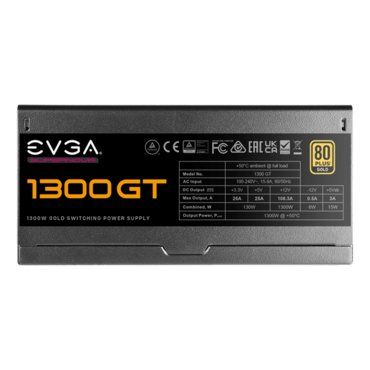 1300 GT, 80 PLUS Gold 1300W, ECO Mode, Fully Modular, ATX Power Supply