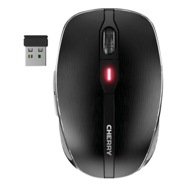 MW 8C ADVANCED, 3200-dpi, Wired/Bluetooth/Wireless, Black, Optical Mouse