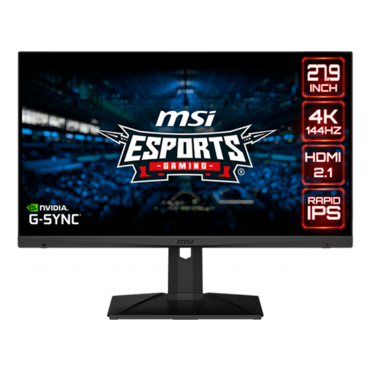 Optix MAG281URF, DisplayHDR™ 400, 27.9&quot; Rapid IPS, 3840 x 2160 (4K UHD), 1 ms, 144Hz, G-SYNC® Compatible Gaming Monitor