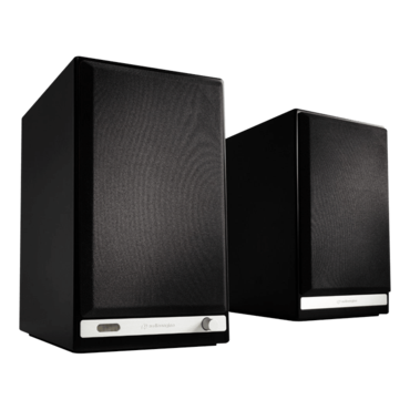 HD6-BLK, Wired/Bluetooth, Matte Black, 2.0 Channel Bookshelf Speakers