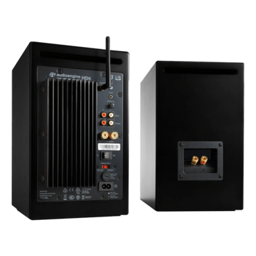 HD6-BLK, Wired/Bluetooth, Matte Black, 2.0 Channel Bookshelf Speakers