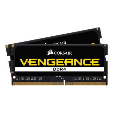 64GB Kit (2 x 32GB) VENGEANCE® DDR4 3200MHz, CL22, Black, SO-DIMM Memory