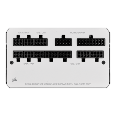 RM750 White, 80 PLUS Gold 750W, Fully Modular, ATX Power Supply