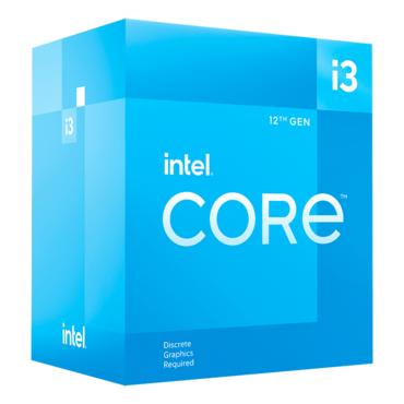 Core™ i3-12100F 4P Cores 3.3 - 4.3GHz Turbo, LGA 1700, 89W MTP, Retail Processor