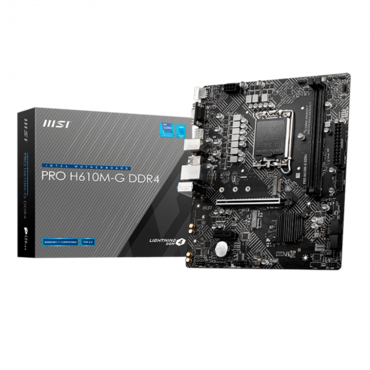 PRO H610M-G DDR4, Intel® H610 Chipset, LGA 1700, DP, microATX Motherboard