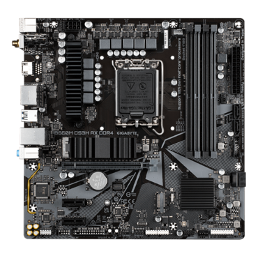 B660M DS3H AX DDR4, Intel® B660 Chipset, LGA 1700, DP, microATX Motherboard