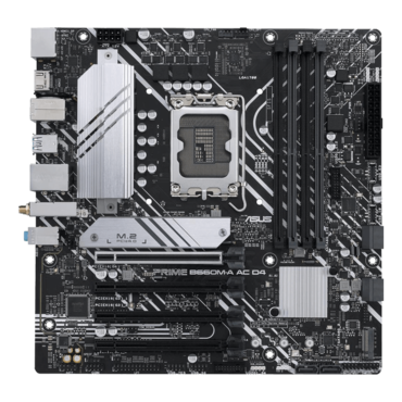 PRIME B660M-A AC D4, Intel® B660 Chipset, LGA 1700, DP, microATX Motherboard