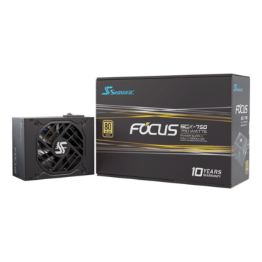 FOCUS SGX-750 (2021), 80 PLUS Gold 750W, Fully Modular, SFX Power Supply