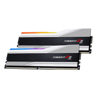 32GB (2 x 16GB) Trident Z5 RGB DDR5 6000MHz, CL36, Matte Silver/Black, RGB LED, DIMM Memory - TAA Compliant