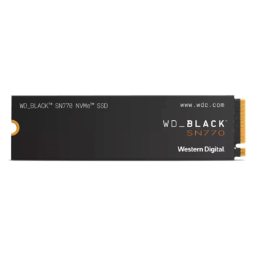 500GB Black SN770, 5000 / 4000 MB/s, 3D NAND, PCIe 4.0 x4 NVMe, M.2 2280 SSD