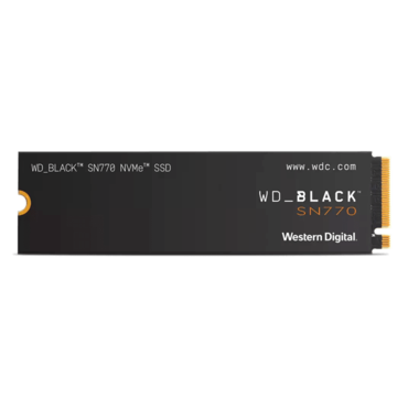 1TB Black SN770, 5150 / 4900 MB/s, 3D NAND, PCIe NVMe 4.0 x4, M.2 2280 SSD