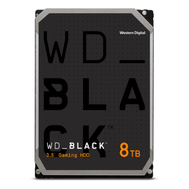 8TB WD Black WD8002FZWX, 7200 RPM, SATA 6Gb/s, 128MB cache, 3.5" HDD
