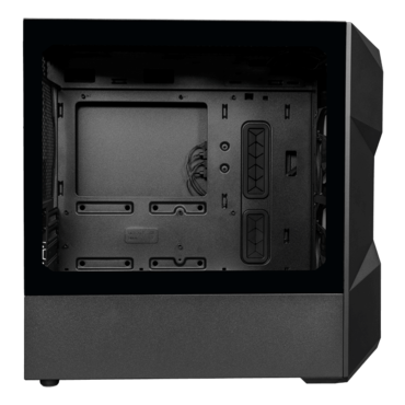 TD300 Mesh Tempered Glass, No PSU, microATX, Black, Mini Tower Case