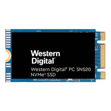 512GB PC SN520, 1700 / 1400 MB/s, 3D NAND, PCIe NVMe 3.0 x2, M.2 2242 SSD