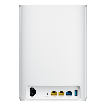 ZenWiFi AX Hybrid XP4(2-PK) White, IEEE 802.11ax, Dual-Band / HomePlug AV2 MIMO, 2.4 / 5GHz, 574 / 1201 / 1300 Mbps, 2xRJ45, 1x USB 3.0, Retail Wireless Router