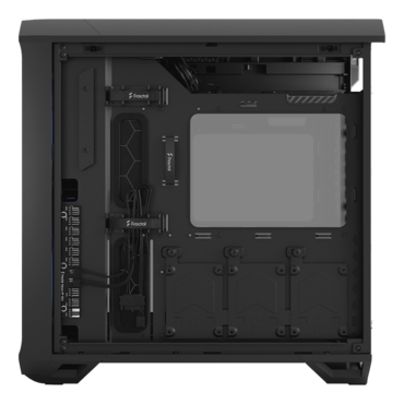 Torrent Compact RGB TG Light Tint, Tempered Glass, No PSU, E-ATX, Black, Mid Tower Case