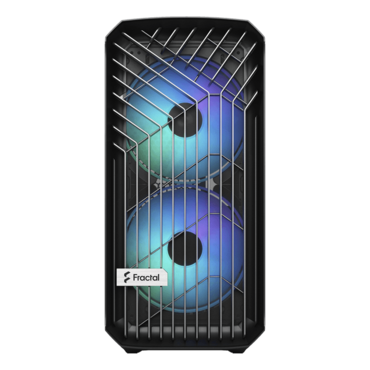 Torrent Compact RGB TG Light Tint, Tempered Glass, No PSU, E-ATX, Black, Mid Tower Case