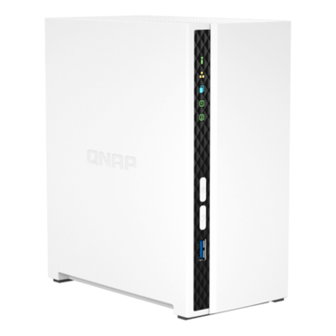 TS-233 2-bay NAS Server, ARM 4-core Cortex-A55 2.0GHz processor, 2GB RAM (not expandable), SATA 6Gb/s, 1GbLAN / 1, USB 3.2 Gen1 / 1, 65W PSU