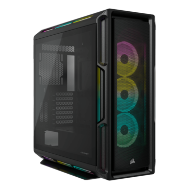 iCUE 5000T RGB Tempered Glass, No PSU, ATX, Black, Mid Tower Case