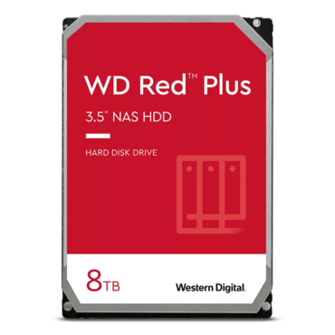 8TB Red Plus WD80EFZZ, 5640 RPM, SATA 6Gb/s, 128MB cache, 3.5&quot; HDD