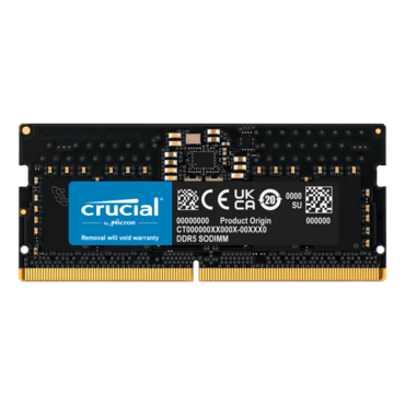 8GB CT8G48C40S5 DDR5 4800MHz, CL40, Black, SO-DIMM Memory