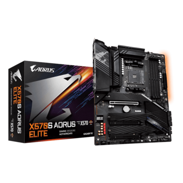 X570S AORUS Elite, AMD X570 Chipset, AM4, Type-C 2x2, ATX Motherboard