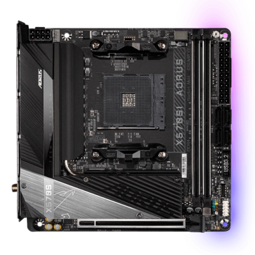 X570SI AORUS PRO AX, AMD X570 Chipset, AM4, DP, Mini-ITX Motherboard