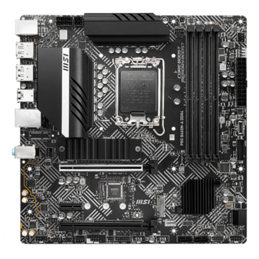 B660M-A DDR4 PRO, Intel® B660 Chipset, LGA 1700, 2x DP, microATX Motherboard