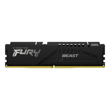8GB FURY Beast DDR5 4800MHz, CL38, Black, DIMM Memory
