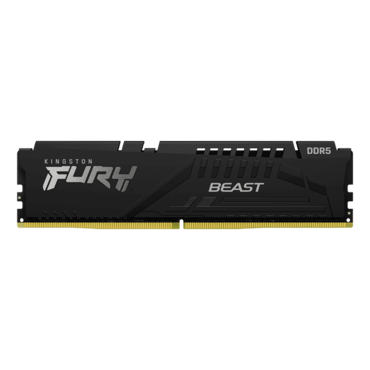 8GB FURY Beast DDR5 5200MHz, CL40, Black, DIMM Memory
