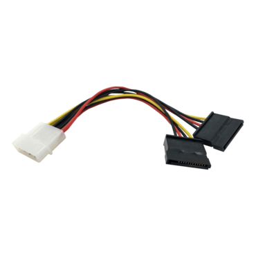 6in Dual SATA Power Adapter