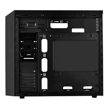 Precision PS16B, No PSU, microATX, Black, Mini Tower Case