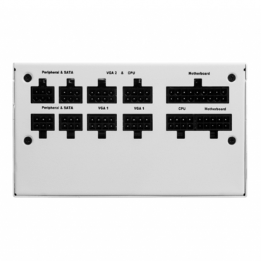 MPG A750GF WHITE, 80 PLUS Gold, 750W, Fully Modular, ATX Power Supply
