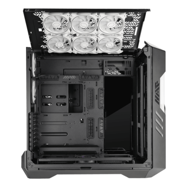 HAF 700 EVO Tempered Glass, No PSU, E-ATX, Titanium Grey, Full Tower Case